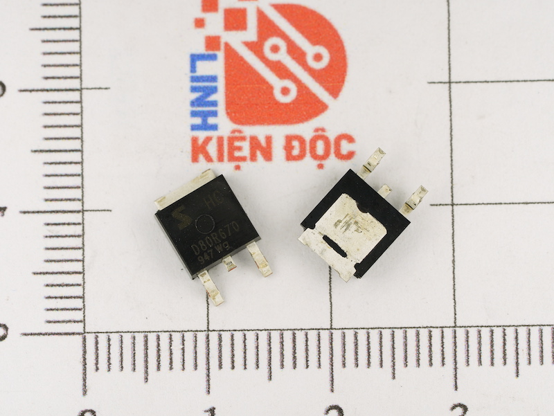 D80R670 TO-252 Mosfet Kênh N