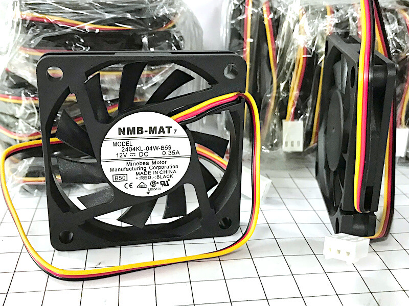 Quạt NMB-MAT 2404KL-04W-B59 0.35A 12V 60x60x10mm 3 dây