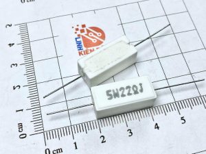 Điện trở sứ 5w 22r