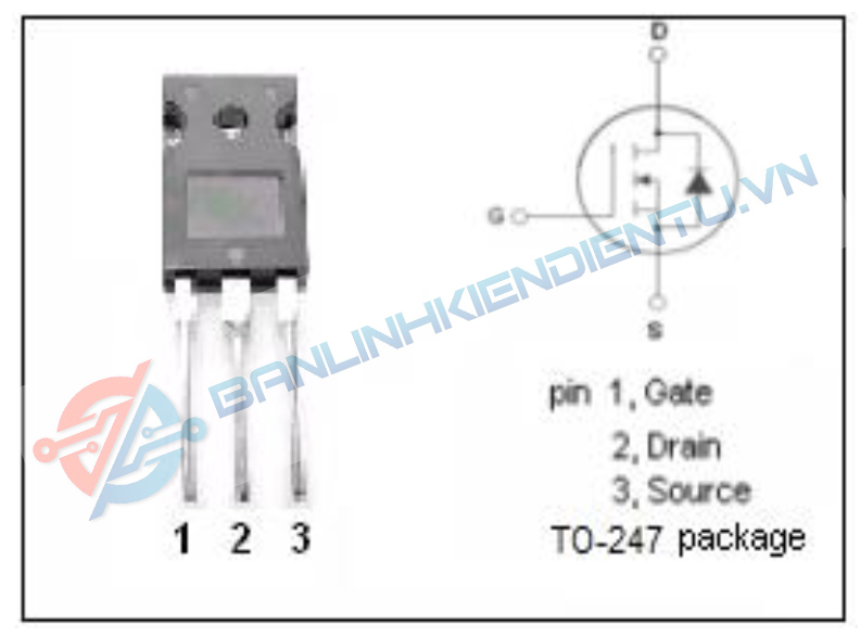 sơ đồ chân IRFP4227