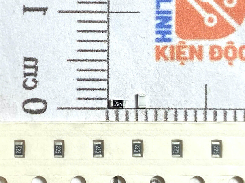 Điện trở dán 0603 2.2M