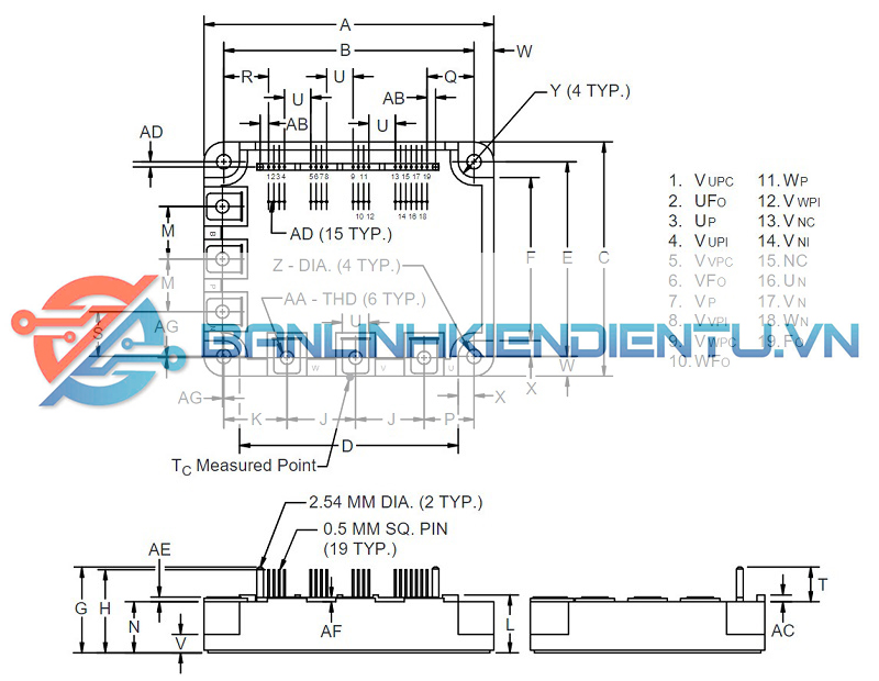 Kích thước PM50CSD060.1