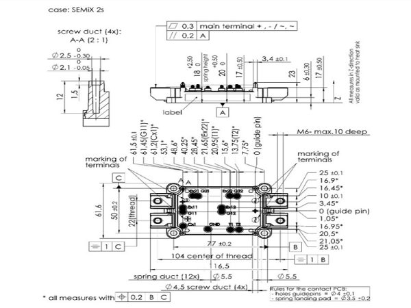 SEMIX202GB12E4s tháo máy