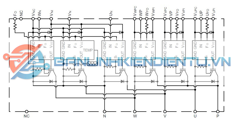 Sơ đồ chân PM50CSD060_