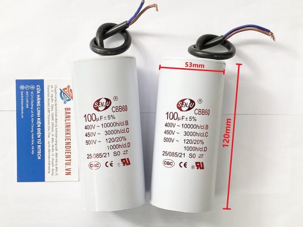 Tụ khởi động 100uF 450V