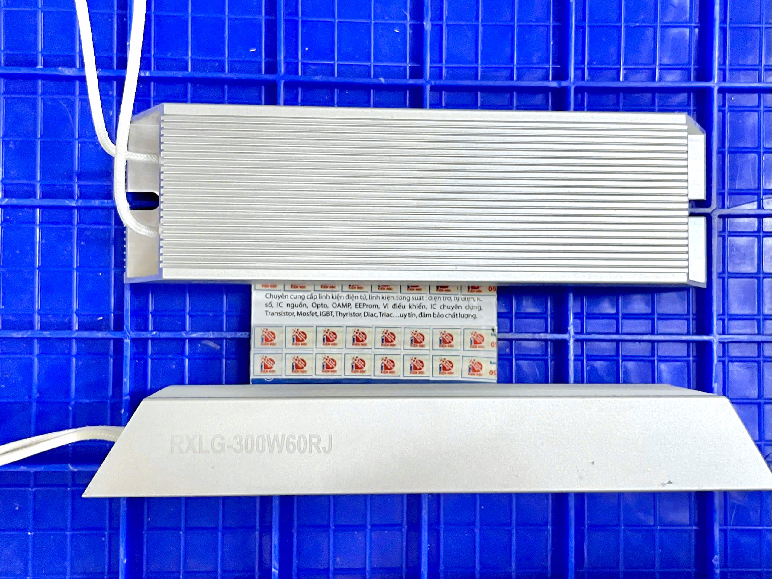 Điện trở xả vỏ nhôm  RXLG 300W60R 215x60x30mm
