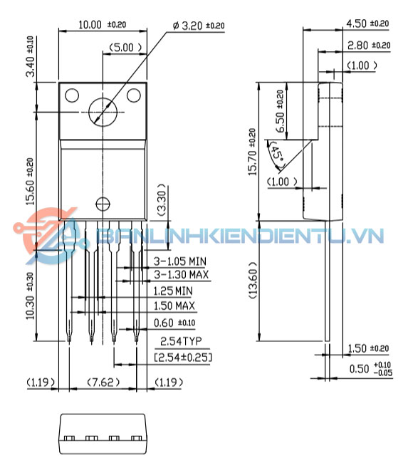 Kích thước KIA78R05PI