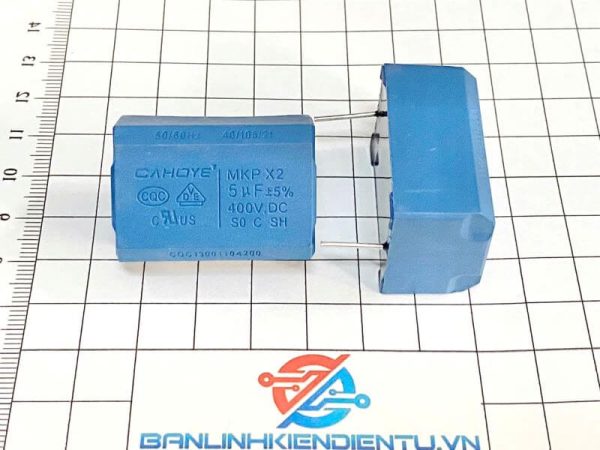 tụ bếp từ 5uF xanh