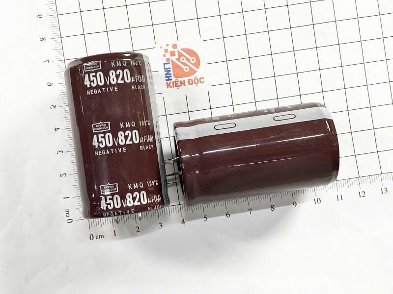 Tụ lọc nguồn NIPPON 820uF 450V 35x65mm