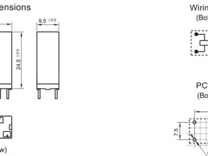 Kích thước relay HF36FD-024-HT