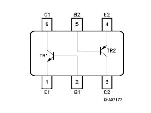 Sơ đồ cấu tạo Transistor kép 7P