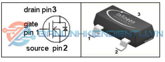 sơ đồ chân BSS131