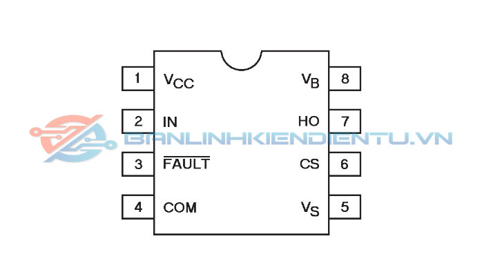 Sơ đồ chân IR2127S