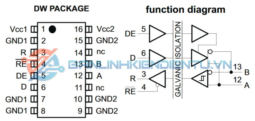 Sơ đồ chân ISO3082