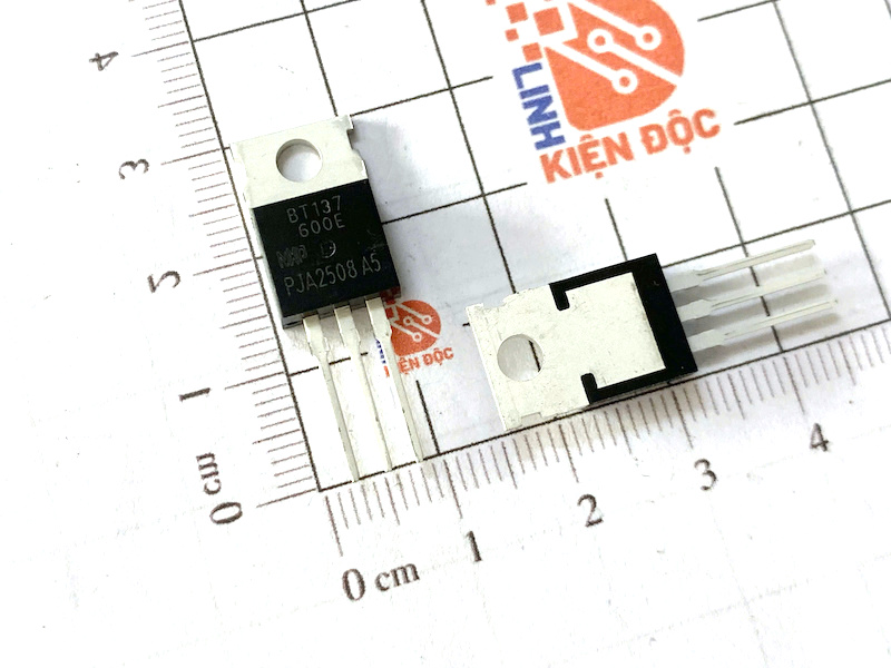 Triac BT137-600E BT137 8A 600V nhập khẩu chính hãng NXP TO-220 - Ảnh 2