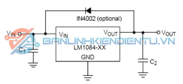 Mạch ứng dụng LM1084 