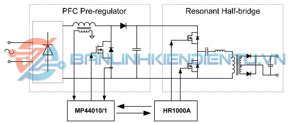 Mạch ứng dụng điển hình HR1000A