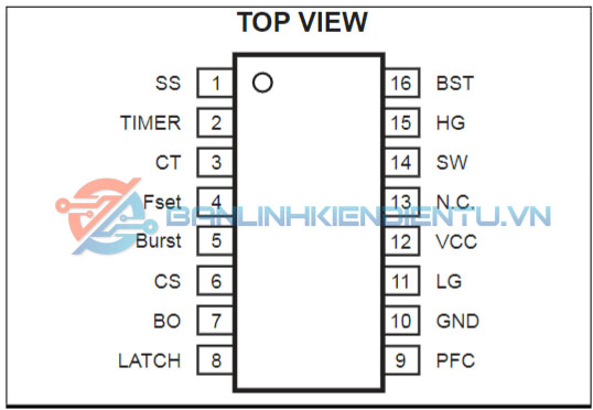 Sơ đồ chân HR1000A