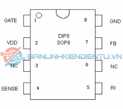 Sơ đồ chân OB2263AP