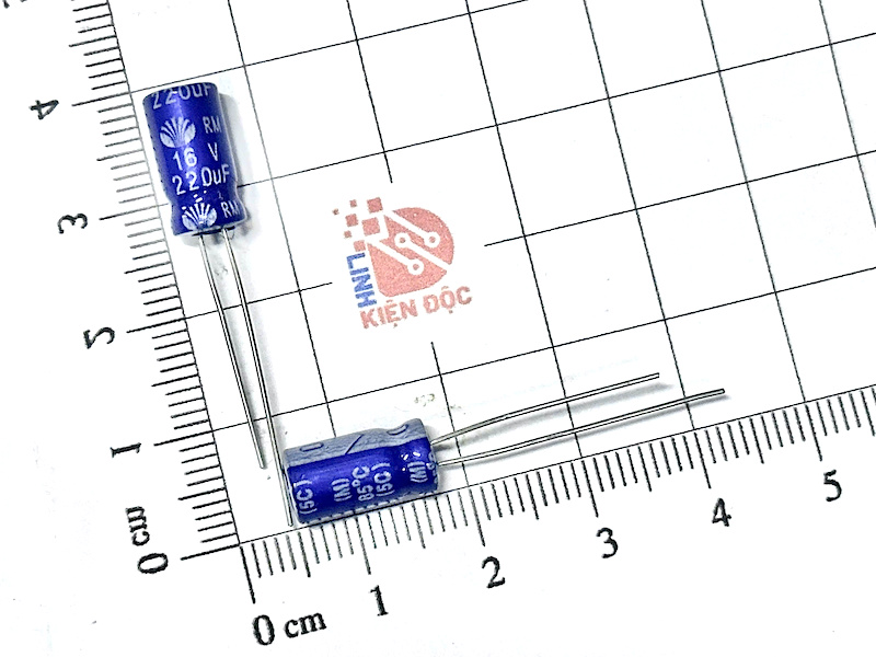 Tụ hóa DAEWOO 220uF 16V 6x12mm
