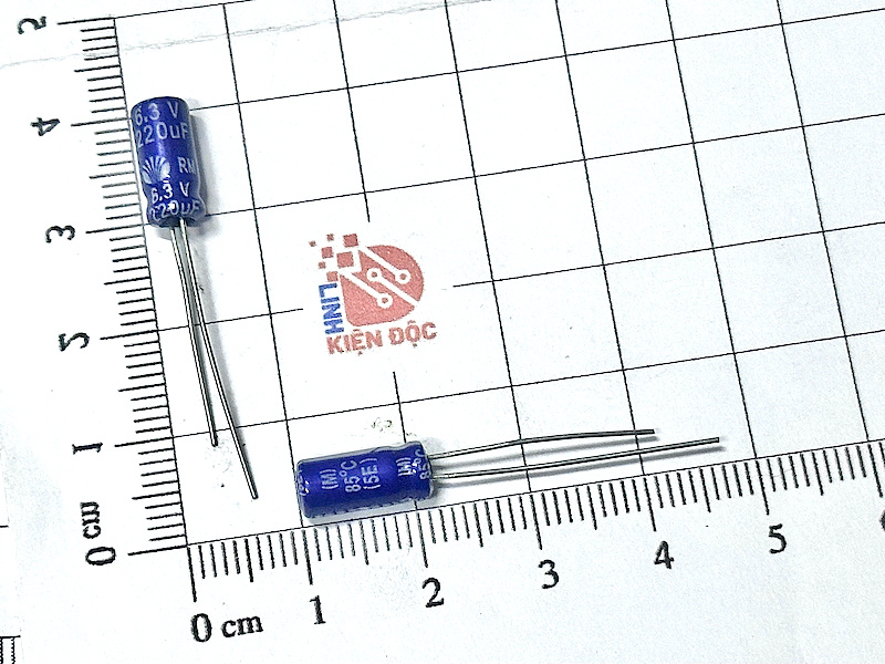 Tụ hóa DAEWOO 220uF 6.3V 5x11mm_1