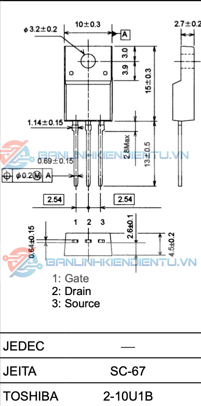 kích thước TJ20A10M3