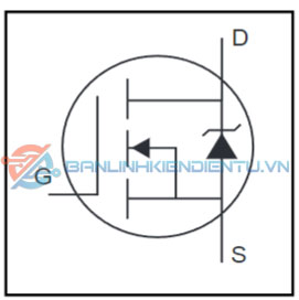 sơ đồ cấu tạo IRF9540NS