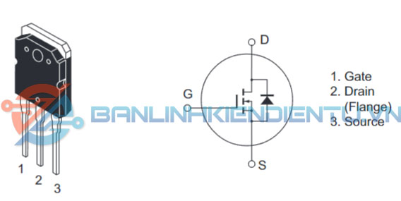 sơ đồ chân 2SK1317