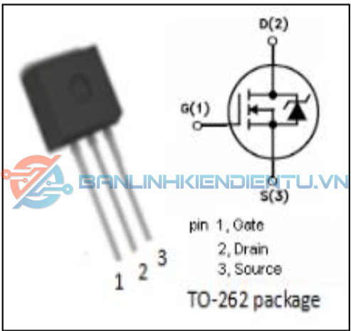 sơ đồ chân IRFB3607