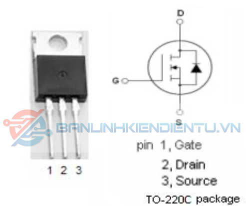 sơ đồ chân IRFB38N20D