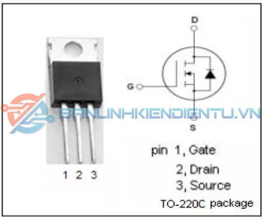 sơ đồ chân IRFB4229