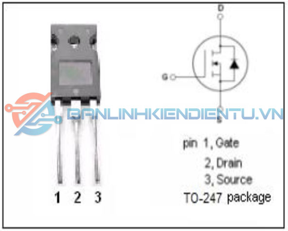 sơ đồ chân IRFP4668