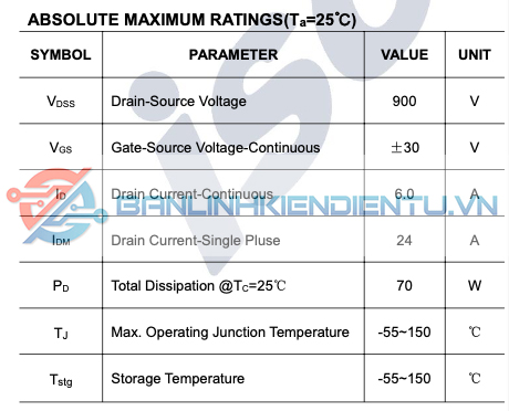 thông số kỹ thuật K4005
