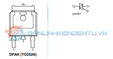 Sơ đồ chân BT136S-800E