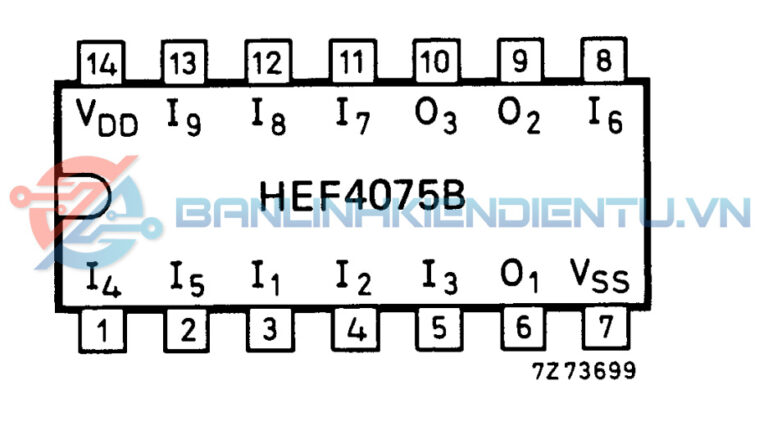 Sơ đồ chân HEF4075BT