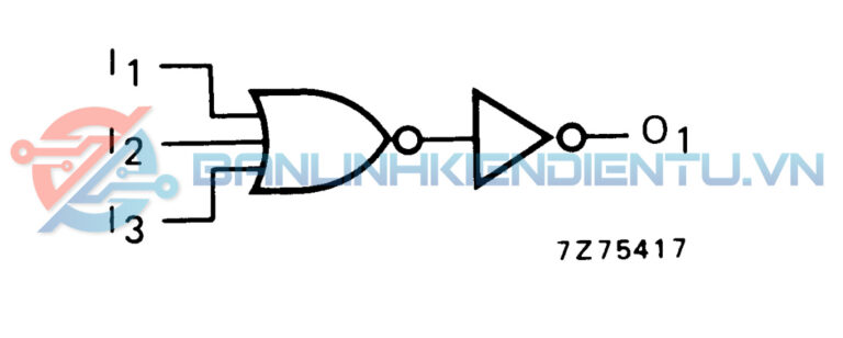 Sơ đồ cổng Logic HEF4075BT