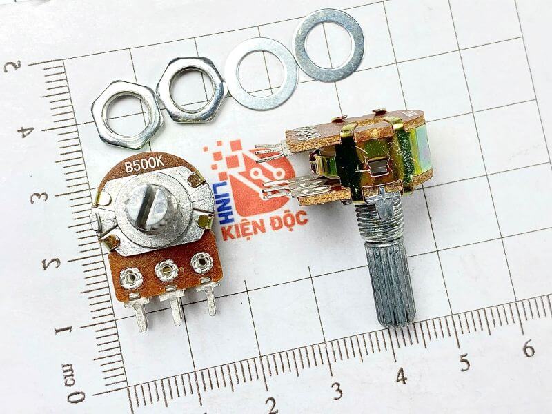 Chiết áp đôi WH148 B500K 20mm