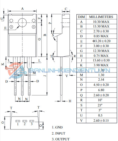 Kích thước KIA7906PI