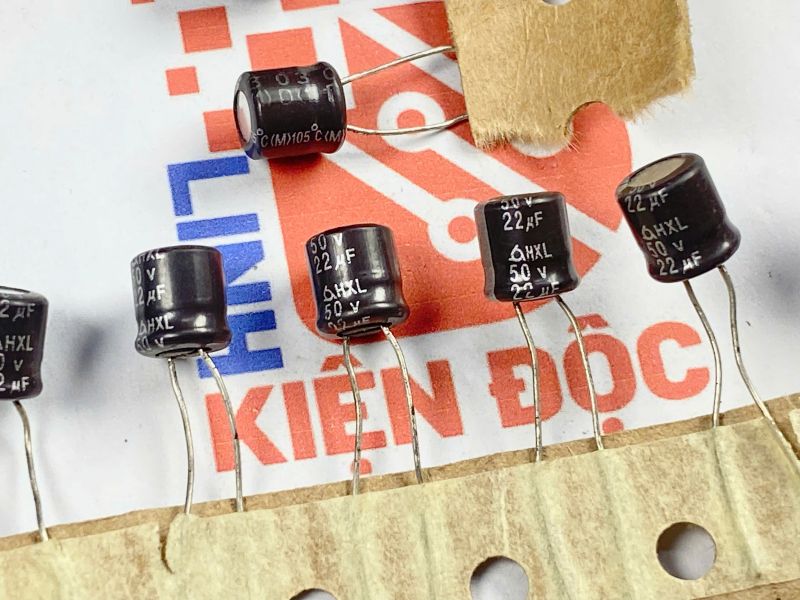Tụ hóa 22UF 50V HXL kích thước 7x6mm