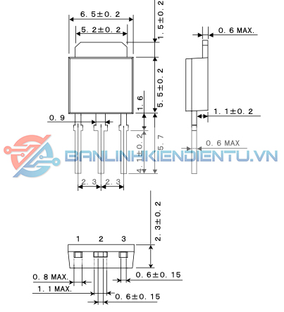kích thước 2SK4017