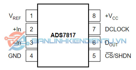 sơ đồ chân ADS7817E