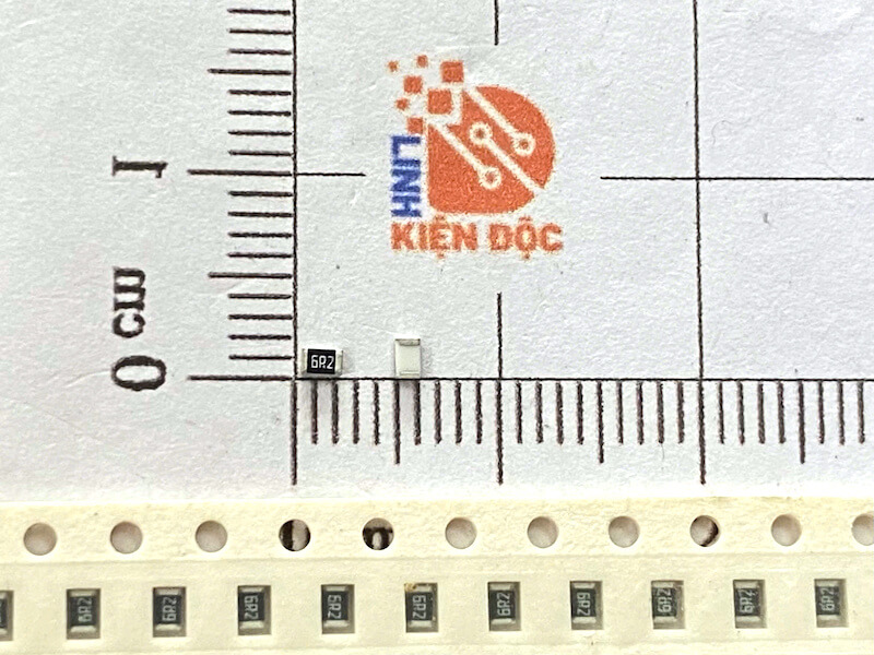 Điện trở dán 0805 6.2R