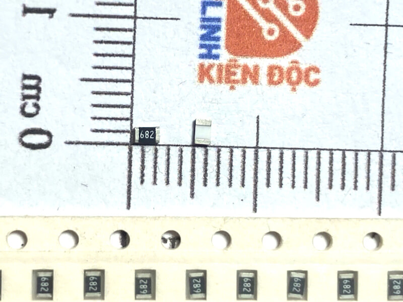 Điện trở dán 0805 6.8K