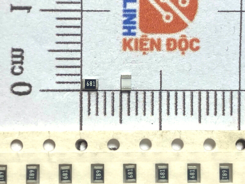 Điện trở dán 0805 680R