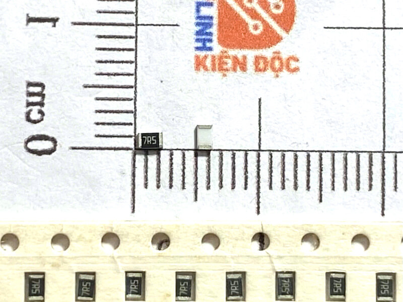 Điện trở dán 0805 7.5R