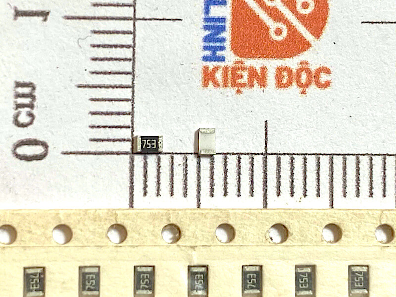 Điện trở dán 0805 75K