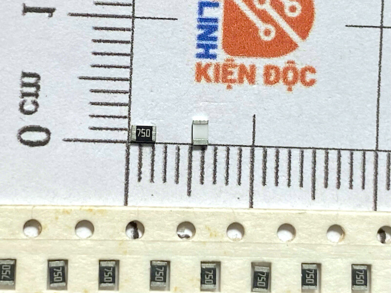 Điện trở dán 0805 75R