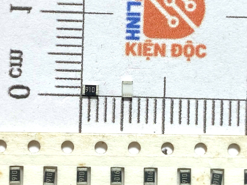 Điện trở dán 0805 91R