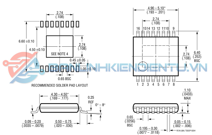 Kích thước LT3508FE