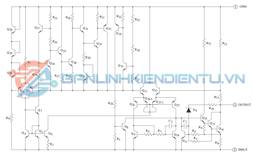 Sơ đồ cấu tạo KIA7915PI